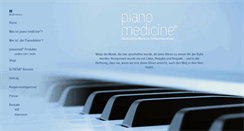 Desktop Screenshot of pianomedicine.com