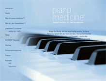 Tablet Screenshot of pianomedicine.com